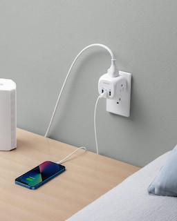 Foto 7 | Extensor De Enchufe Anker 321 Con 3 Enchufes Y Cargador Usb C De 20 W X2 - Venta Internacional.