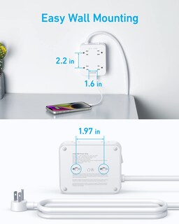 Foto 6 | Power Strip Anker A9183 11 En 1, 8 Tomas De Corriente Alterna, 2 Usb-a, 1 Usb-c - Venta Internacional.
