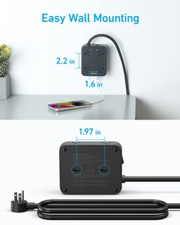 Foto 6 | Regleta De Alimentación Anker A9183 8 Tomas De Corriente Alterna, 2 Usb-a, 1 Usb-c De 20 W - Venta Internacional.