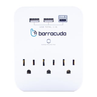Foto 1 | Multicontacto Barracuda Sp103u 3 Contactos, 2 Usb A, 1 Usb C
