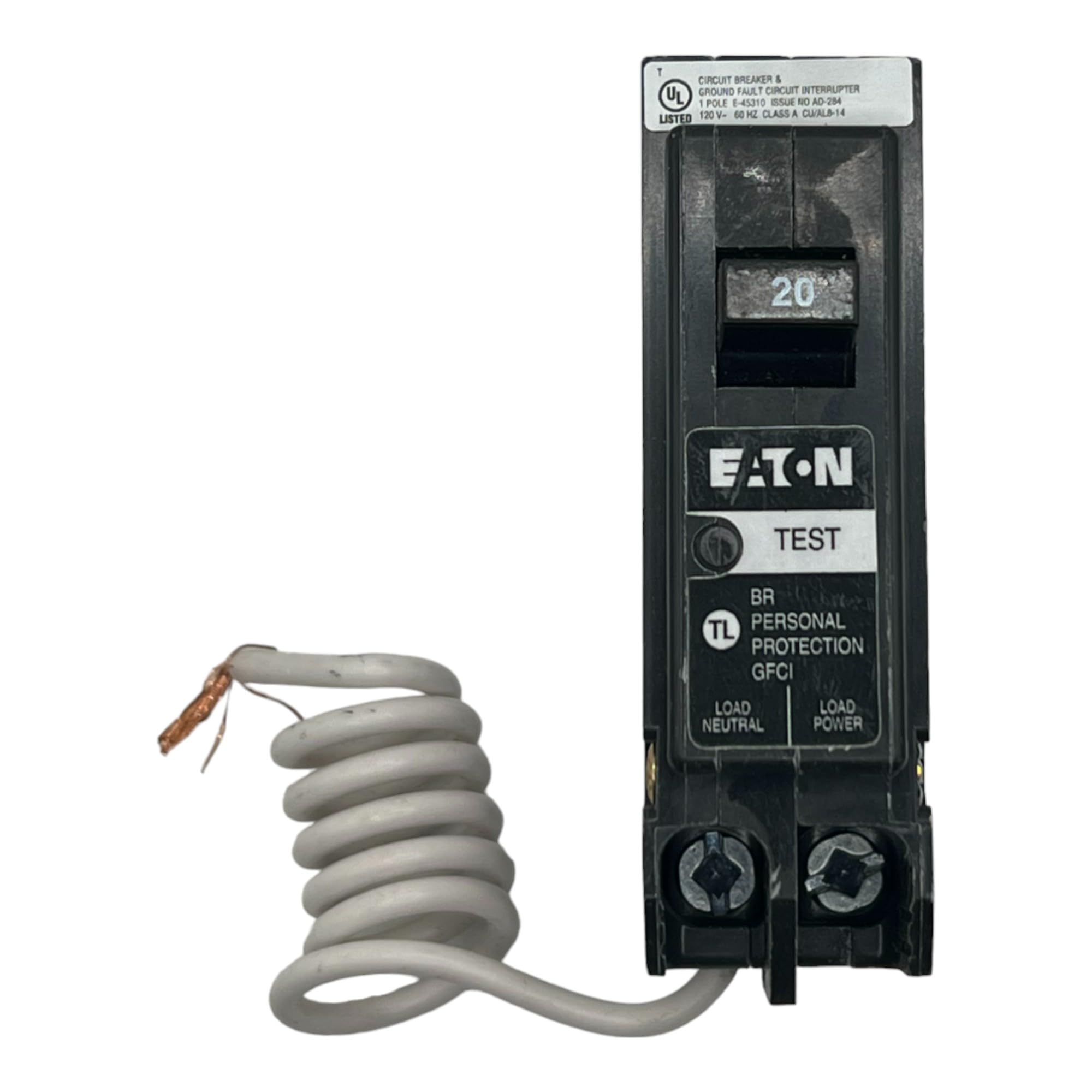Eaton Brn120gf Br Gfci, 5 Ma, 1 Polo, 10 Kmac, 20 A, Pigta - Venta Internacional.
