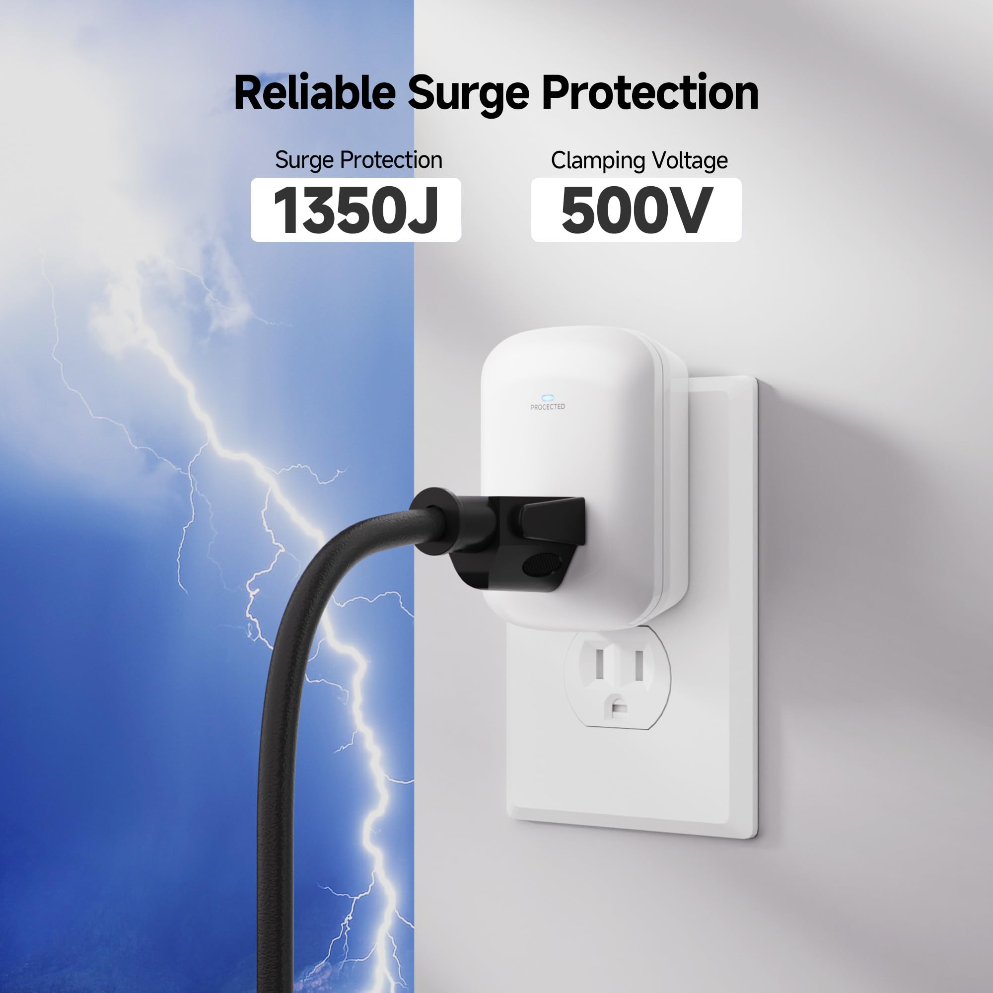 Foto 3 pulgar | [protector Contra Sobretensiones] Cable Matters, Paquete De 2 Unidades, Salida Única 1350j Etl - Venta Internacional.
