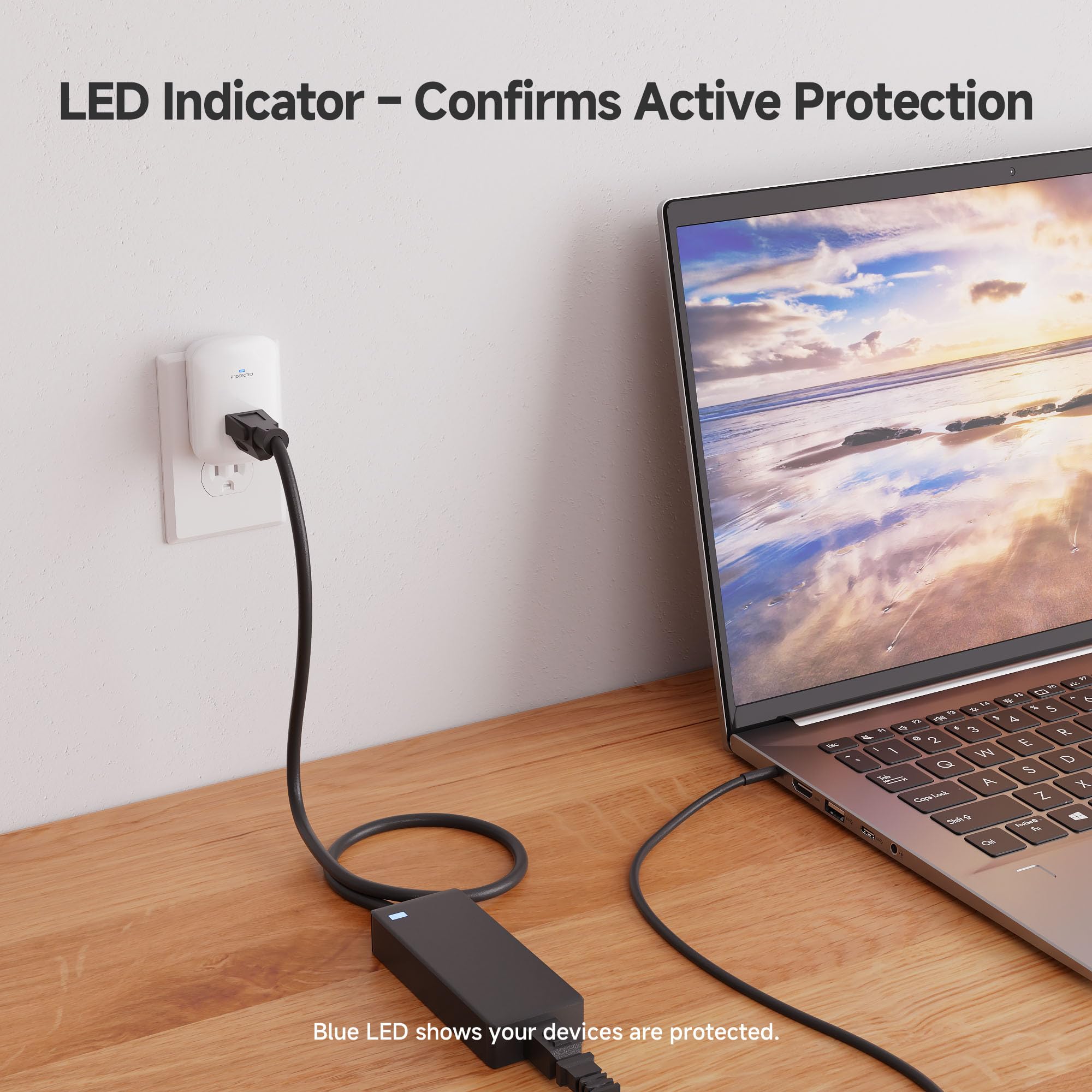 Foto 4 | [protector Contra Sobretensiones] Cable Matters, Paquete De 2 Unidades, Salida Única 1350j Etl - Venta Internacional.