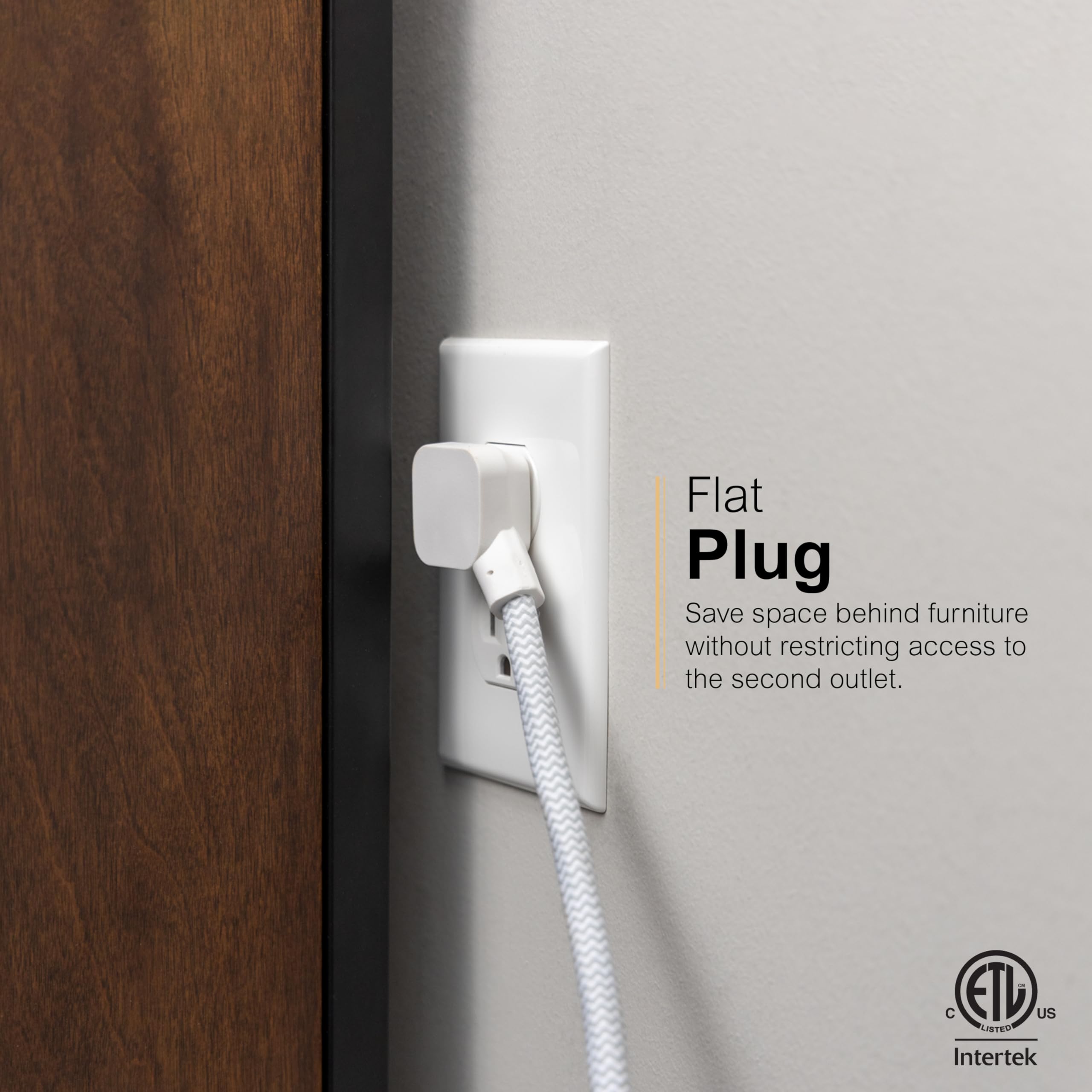 Foto 6 pulgar | Protector Contra Sobretensiones Ge Ultrapro 2480j De 9 Salidas Con Cable De 1,8 M, Color Blanco - Venta Internacional.