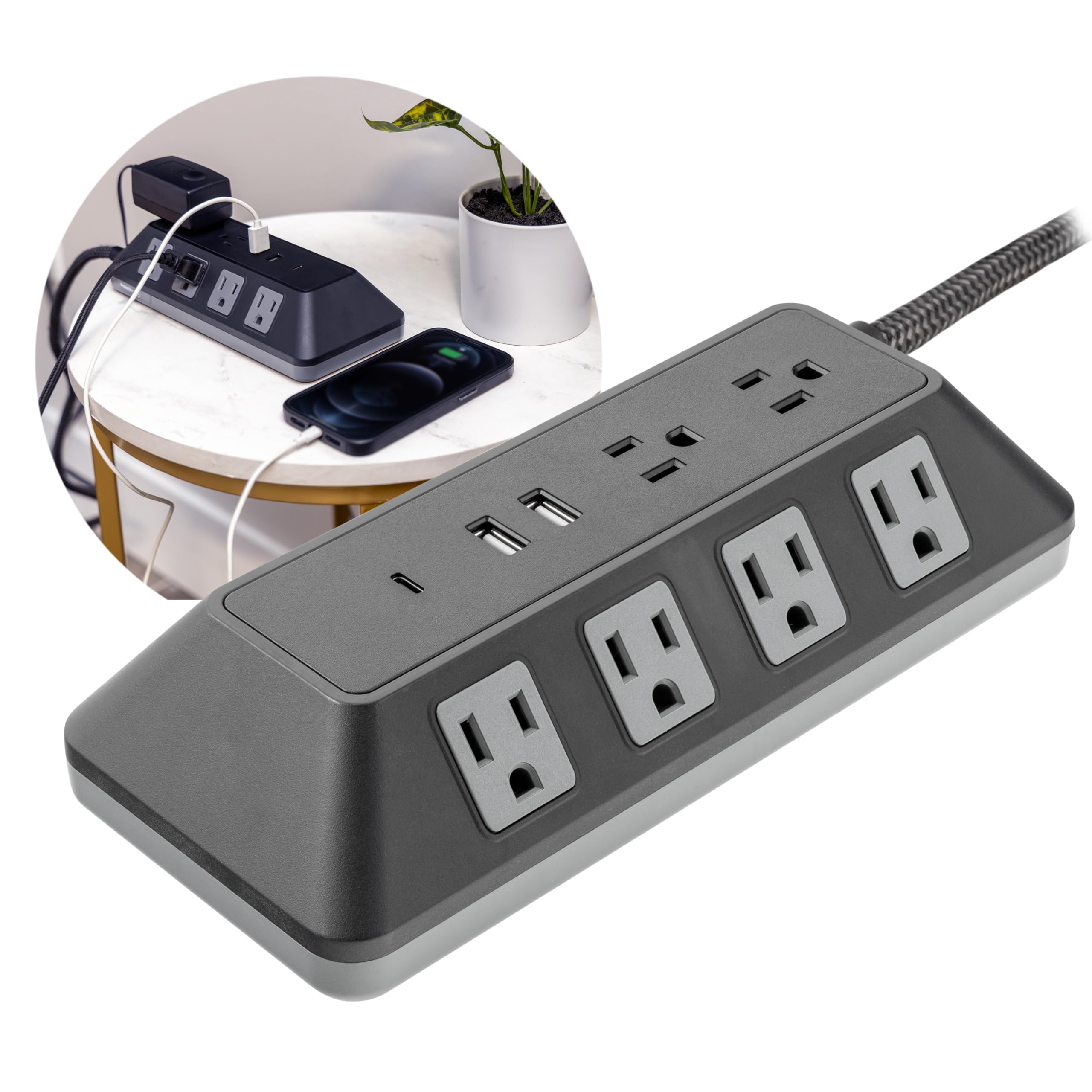 Foto 3 pulgar | Protector Contra Sobretensiones Ge Ultrapro 3540j De 10 Salidas Con Puertos Usb - Venta Internacional.