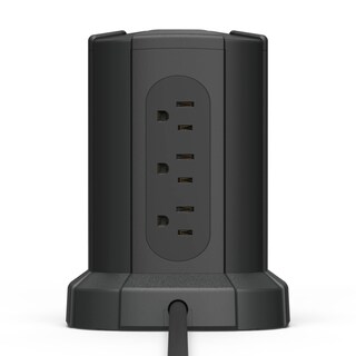 Foto 5 | Protector Contra Sobretensiones Power Strip Tower Amazon Basics De 9 Enchufes - Venta Internacional.