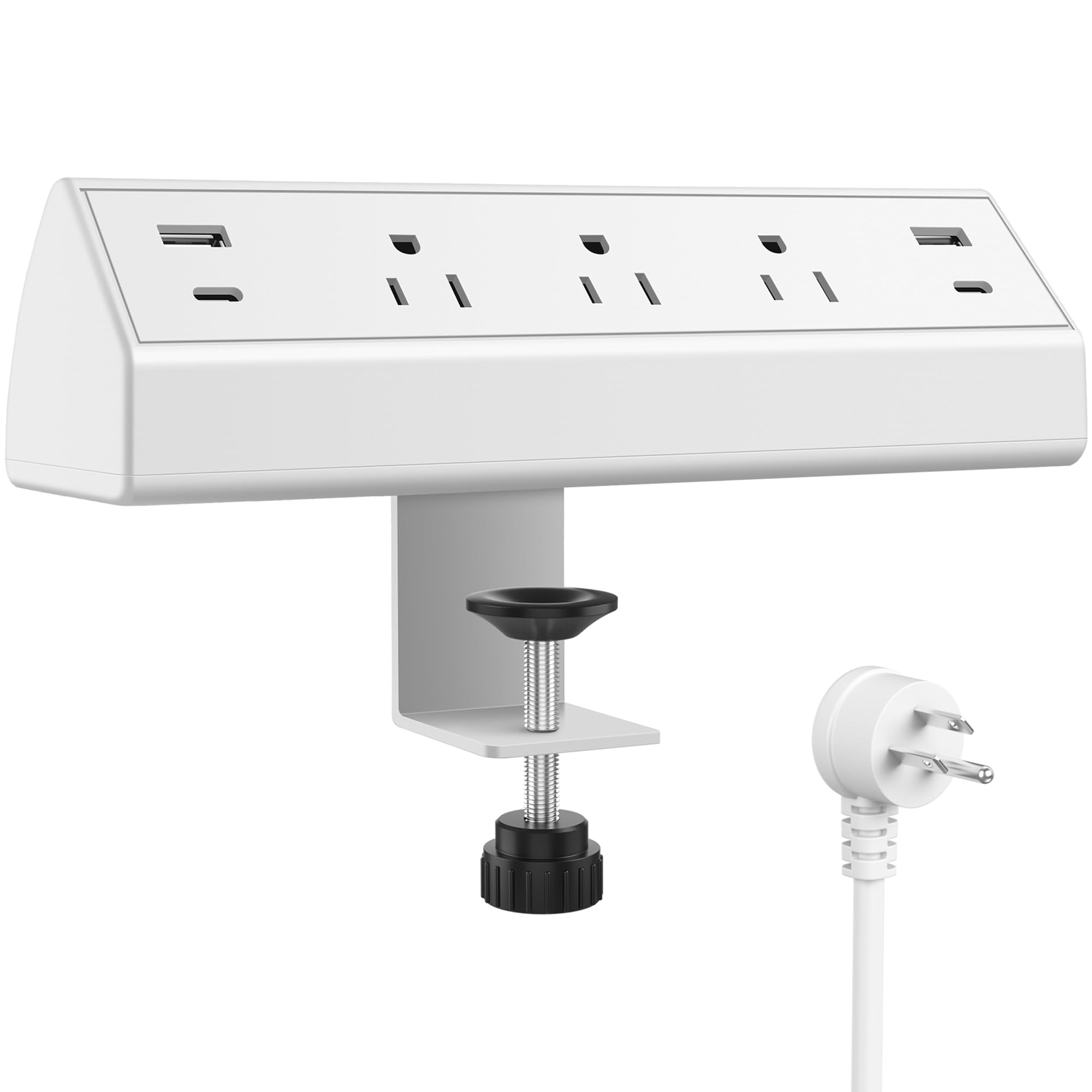 Abrazadera De Escritorio Power Strip Jgstkcity Con 2 Usb C De 20 W Y 4 Usb - Venta Internacional.