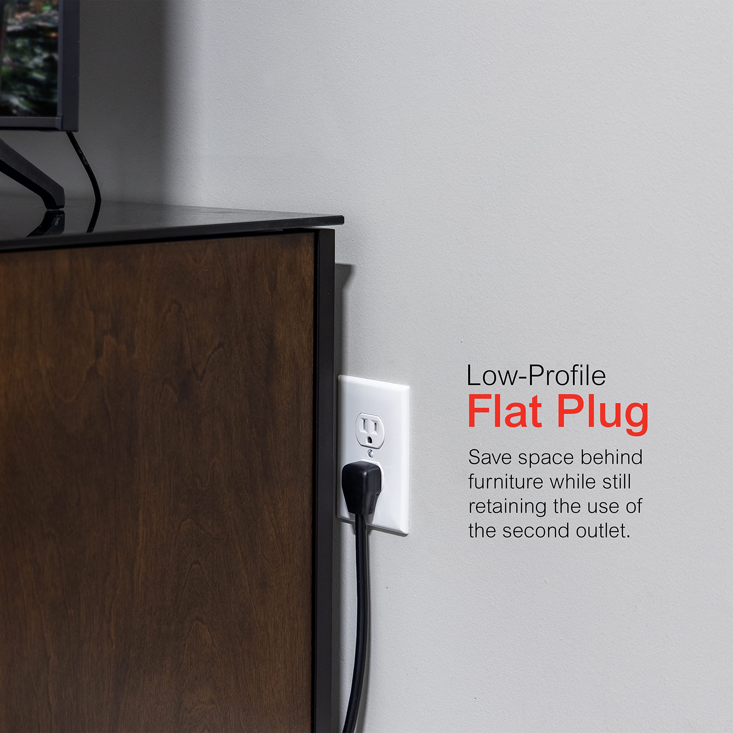Foto 5 pulgar | Protector Contra Sobretensiones Ge Ultrapro De 8 Salidas Y 2 Puertos Usb De 4 Pies, Negro - Venta Internacional.
