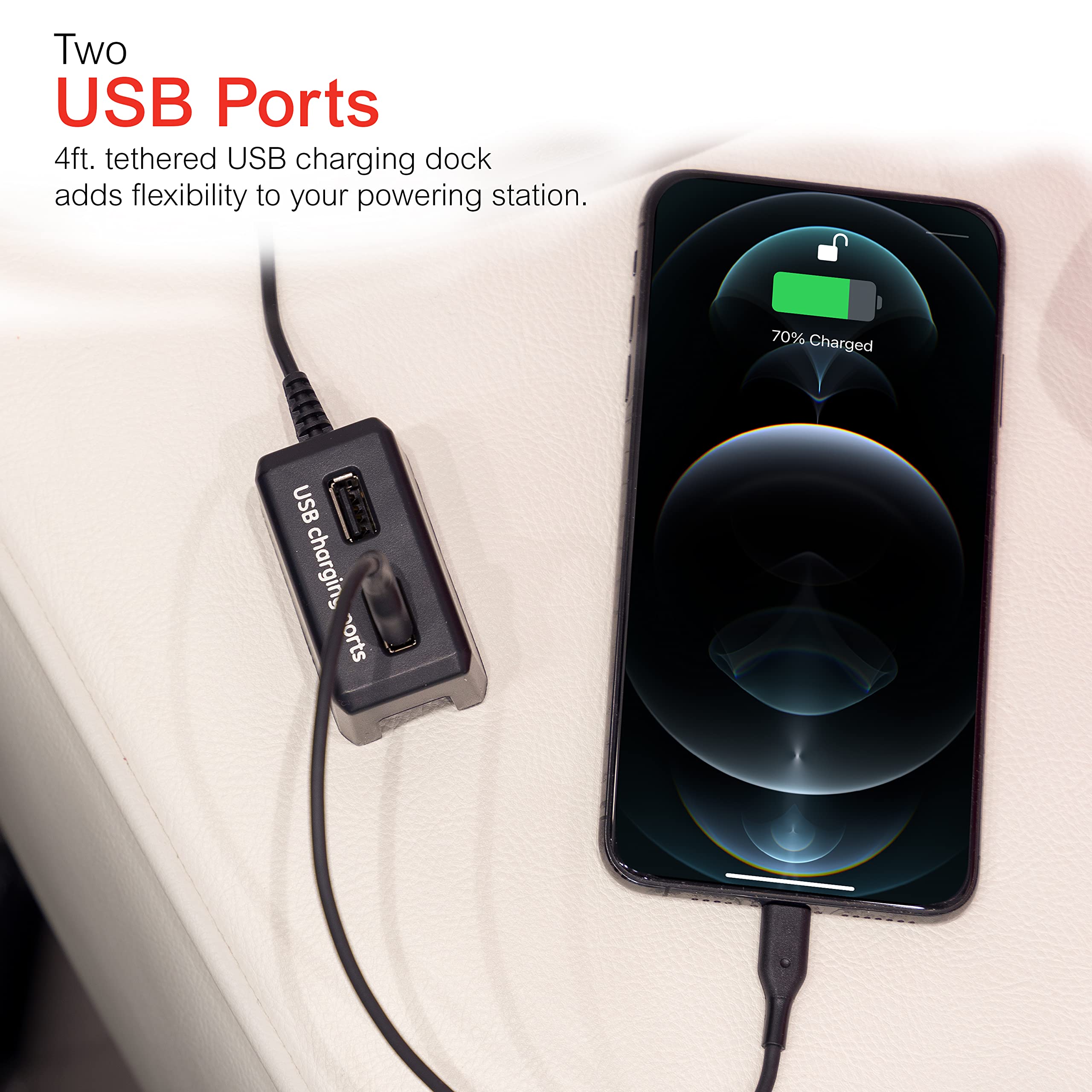 Foto 7 pulgar | Protector Contra Sobretensiones Ge Ultrapro De 8 Salidas Y 2 Puertos Usb De 4 Pies, Negro - Venta Internacional.