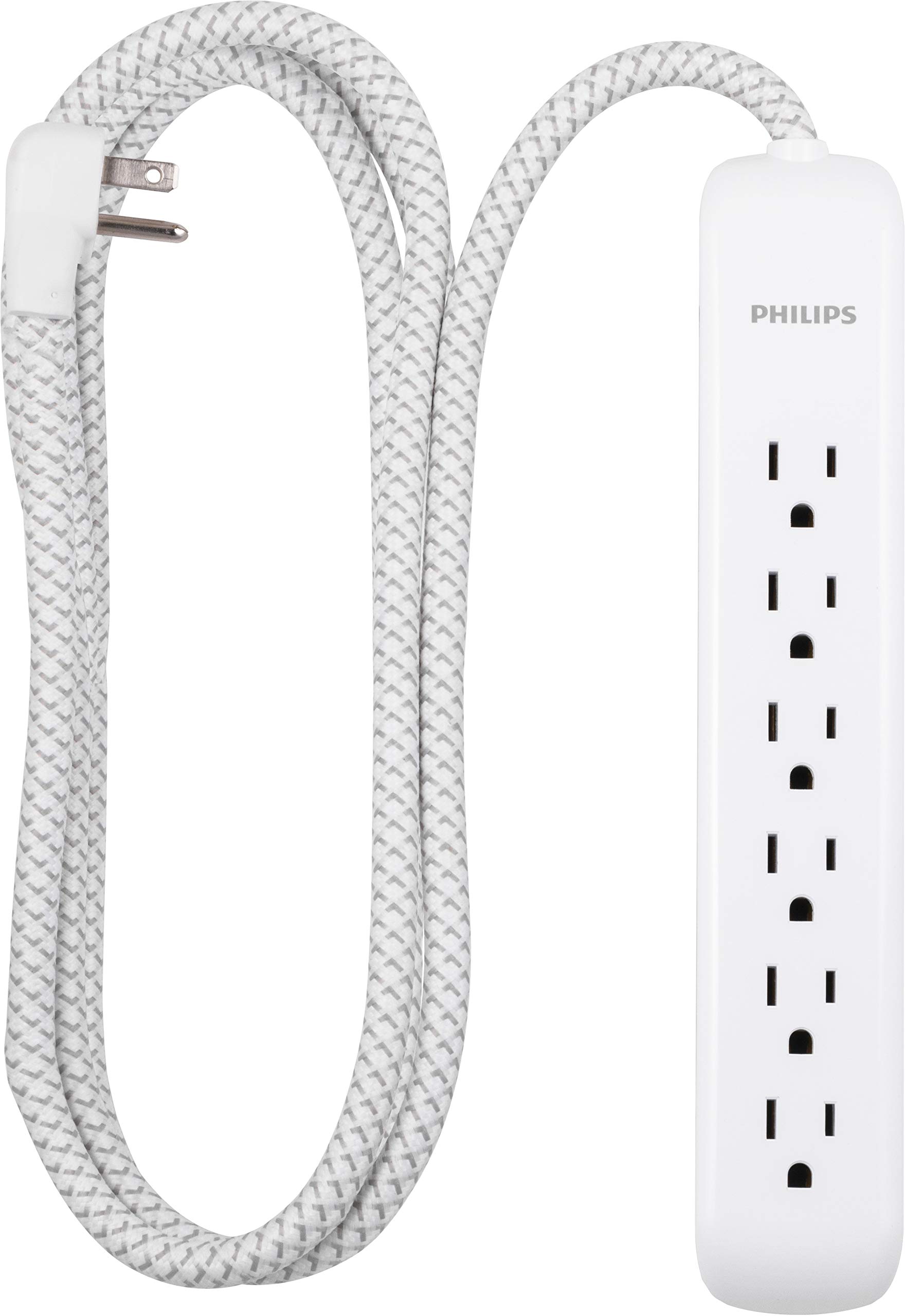 Protector Contra Sobretensiones Power Strip Philips, 6 Salidas 1080j, 6 Pies - Venta Internacional.