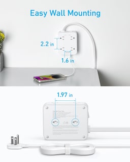 Foto 6 | Protector Contra Sobretensiones Power Strip Anker, 8 Salidas, 2 Usb A, 1 Usb C - Venta Internacional.