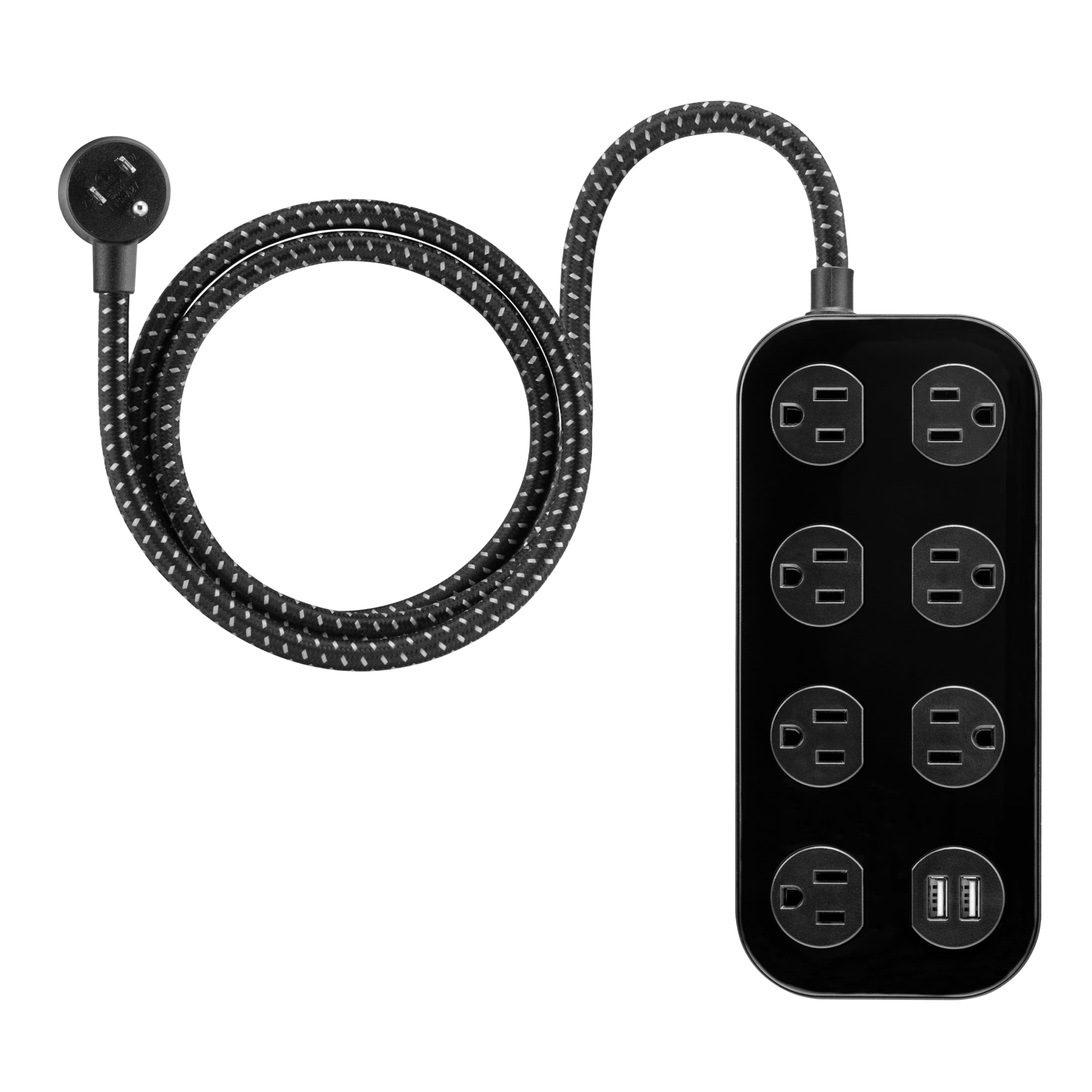 Foto 3 pulgar | Protector Contra Sobretensiones Ge 7 Outlet 2 Usb-a 2.4a 1470j 4 Pies Negro 82593 - Venta Internacional.