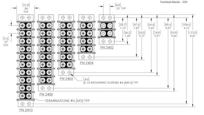 Foto 2 | Bloque De Terminales Blue Sea Systems 2408 8 Circuitos 20a 300v - Venta Internacional.