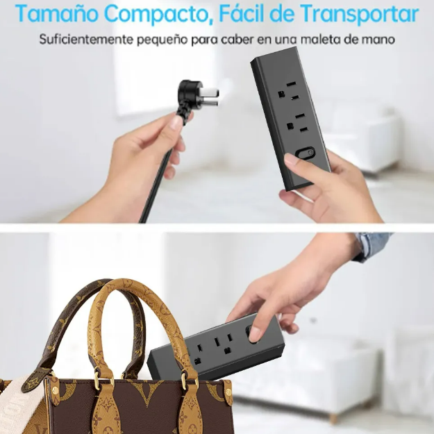 Foto 3 pulgar | Regleta Xtellar Premium Con 6 Tomas, 2 Usb Y 1 Tipo C - Protección Máxima Y Carga Rápida - Ideal Para La Ofici