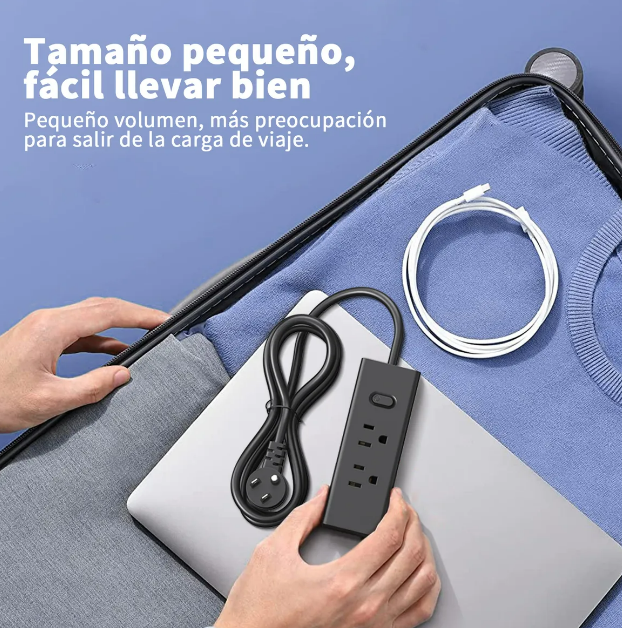 Foto 4 pulgar | Regleta Xtellar Premium Con 6 Tomas, 2 Usb Y 1 Tipo C - Protección Máxima Y Carga Rápida - Ideal Para La Ofici
