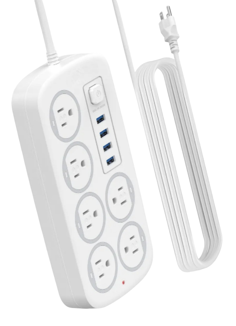 Foto 2 pulgar | Xtellar Regulador Multicontactos Lujo Con 6 Tomas, 4 Usb - Seguridad Y Eficiencia Para Tus Dispositivos Electrónicos
