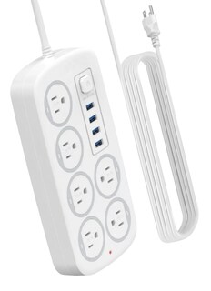 Foto 1 | Xtellar Regulador Multicontactos Lujo Con 6 Tomas, 4 Usb - Seguridad Y Eficiencia Para Tus Dispositivos Electrónicos