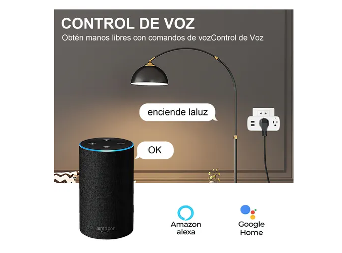 Foto 4 pulgar | Xtellar - Regleta Inteligente Wifi Con Multipuertos Y Cargador Integrado Para Modernizar Tu Hogar