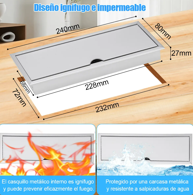 Foto 4 | Enchufe Multifuncional 7-en-1 Xtellar Para Escritorio Con Cargador Usb