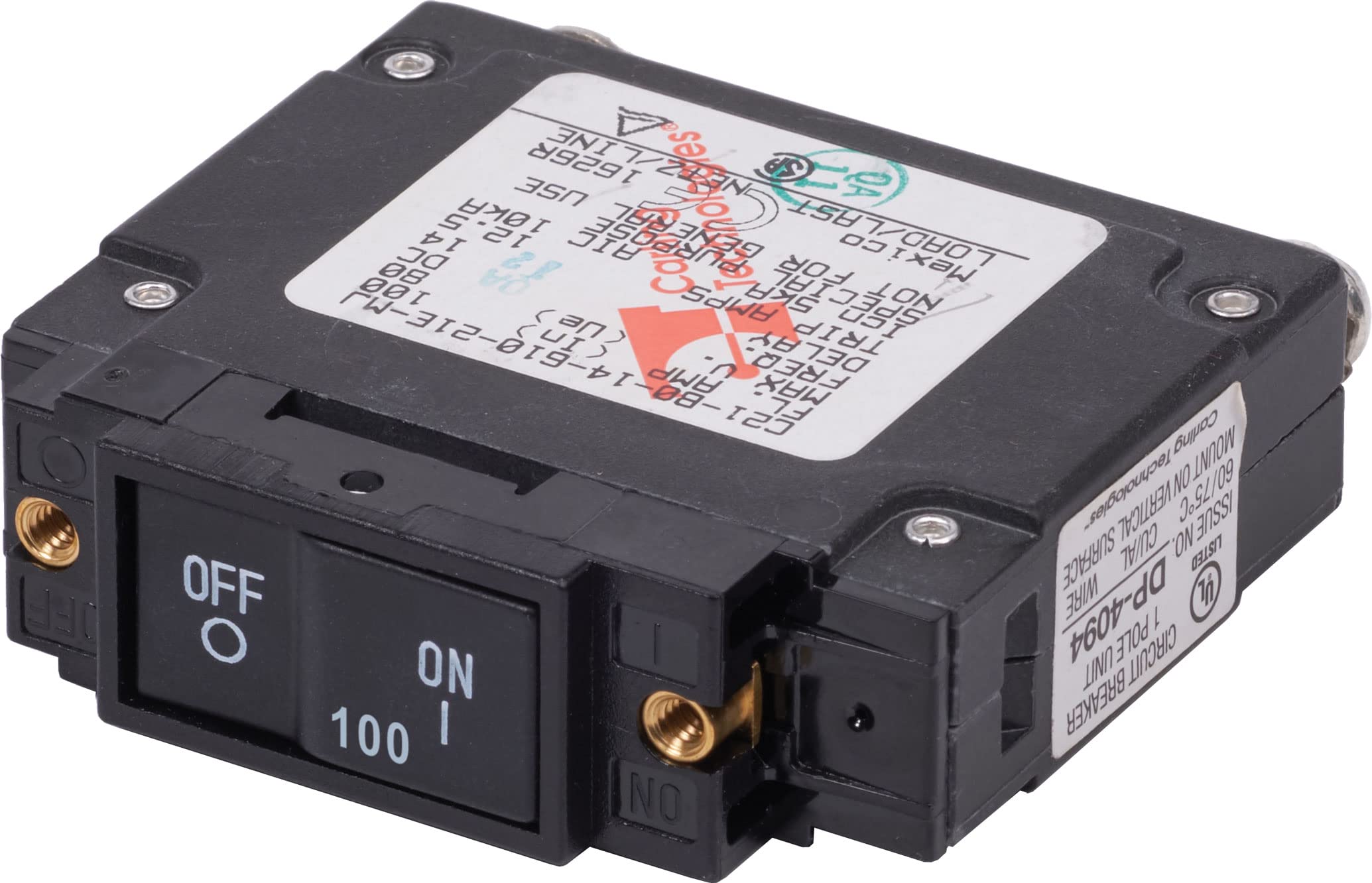 Interruptor Automático Blue Sea Systems Serie C 100a Dc Ul489 - Venta Internacional.