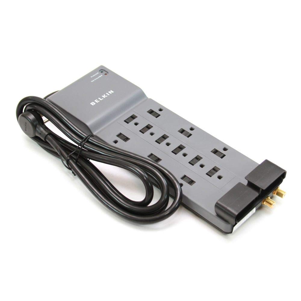 Protector Contra Sobretensiones Belkin Be112230-08 De 12 Salidas Con Cable De 8 Pies - Venta Internacional.