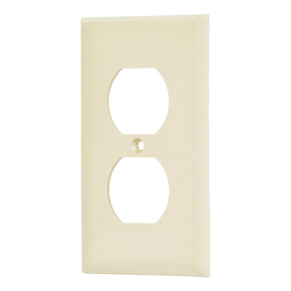 Placa De Abs Dúplex Standard Color Marfil Volteck