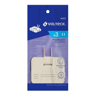 Foto 1 | Multicontacto Triple Tipo Bisagra Volteck Mul-340