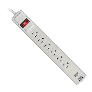 Foto 1 | Multicontacto 90cm 6 Entradas+2usb+2 Tipo C Audiobahn Abm906