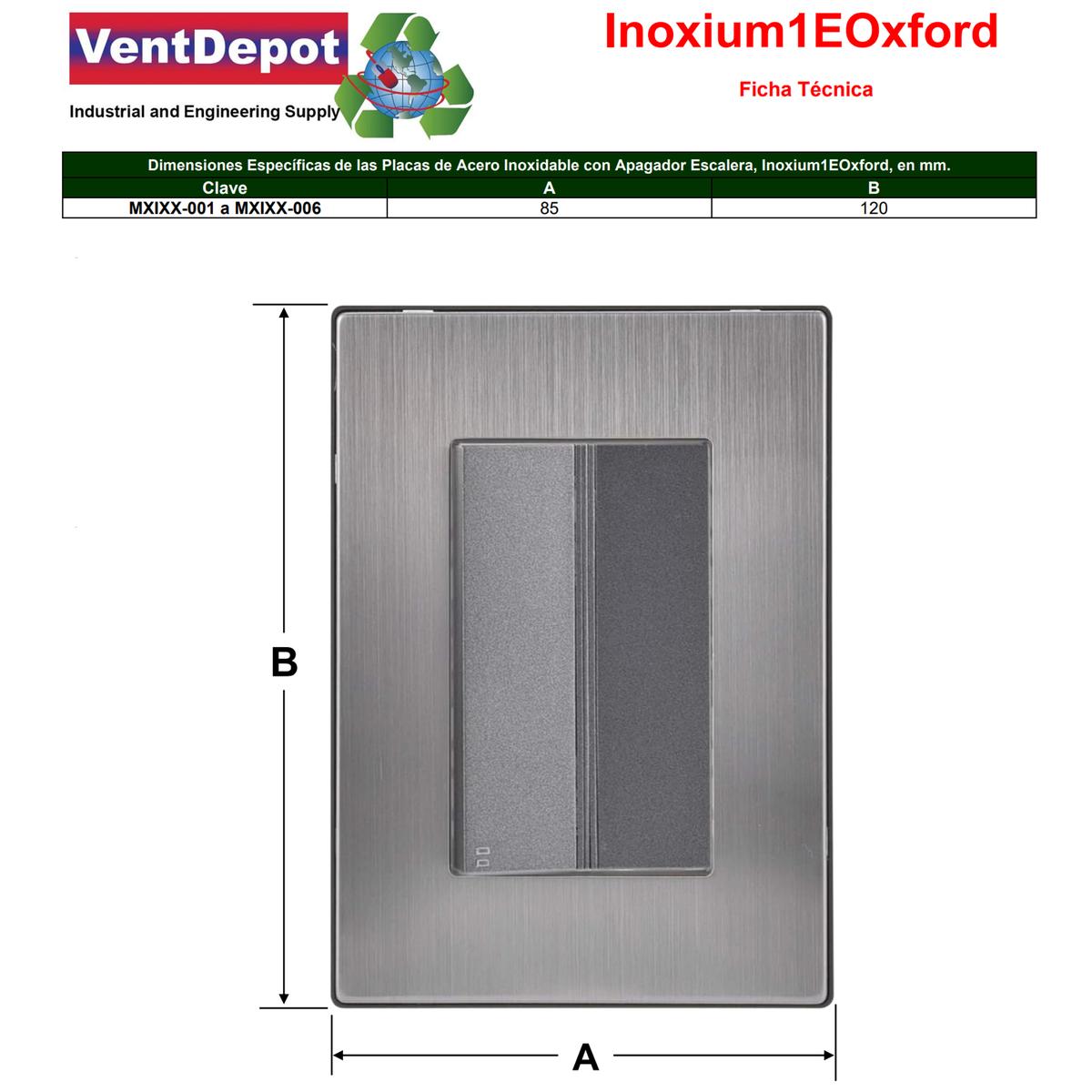 Foto 5 | Apagador De Escalera Ventdepot Mxixx-004 4 Piezas Plateado