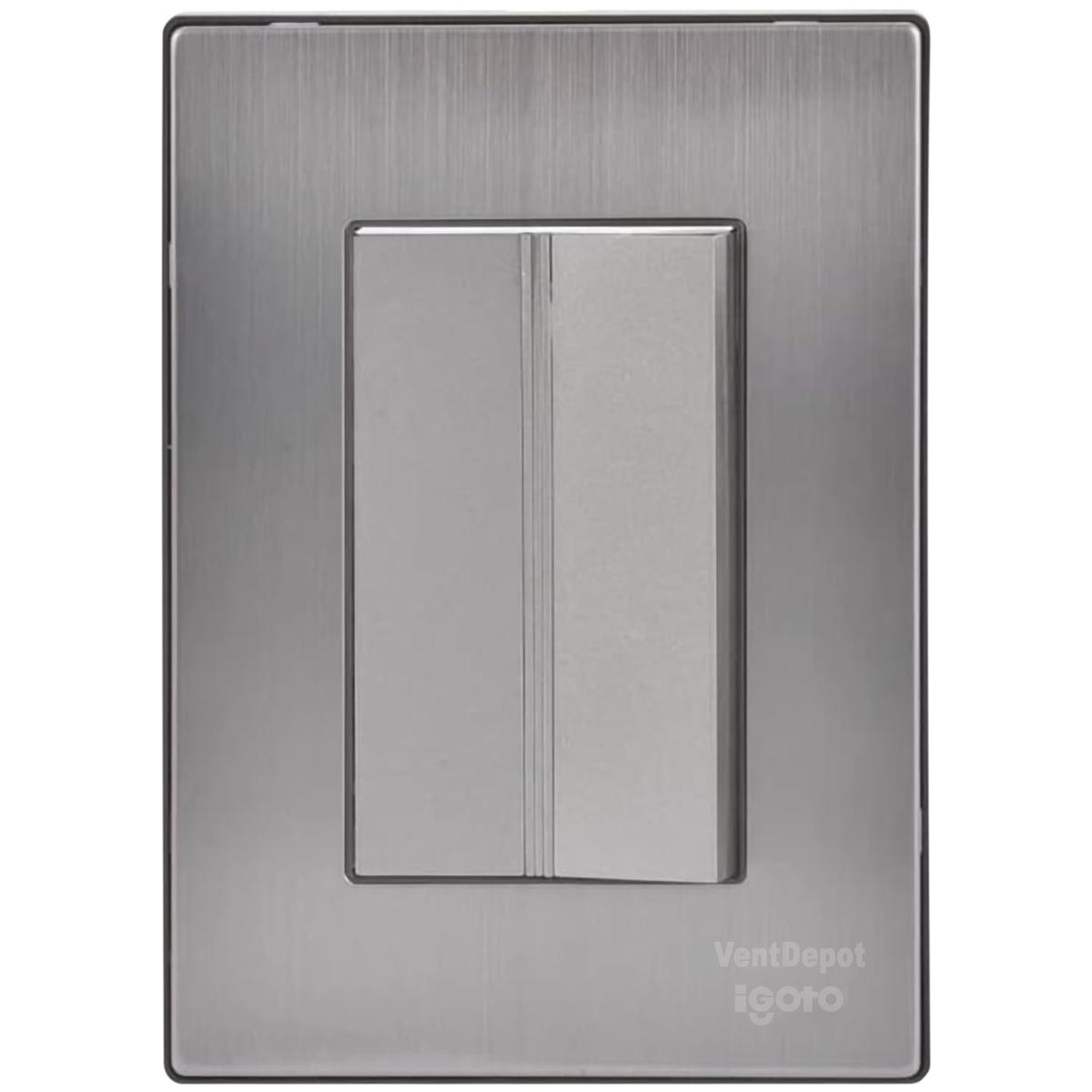 Foto 2 pulgar | Placa De Pared Ventdepot Mxioa-001 1 Pieza Plateado