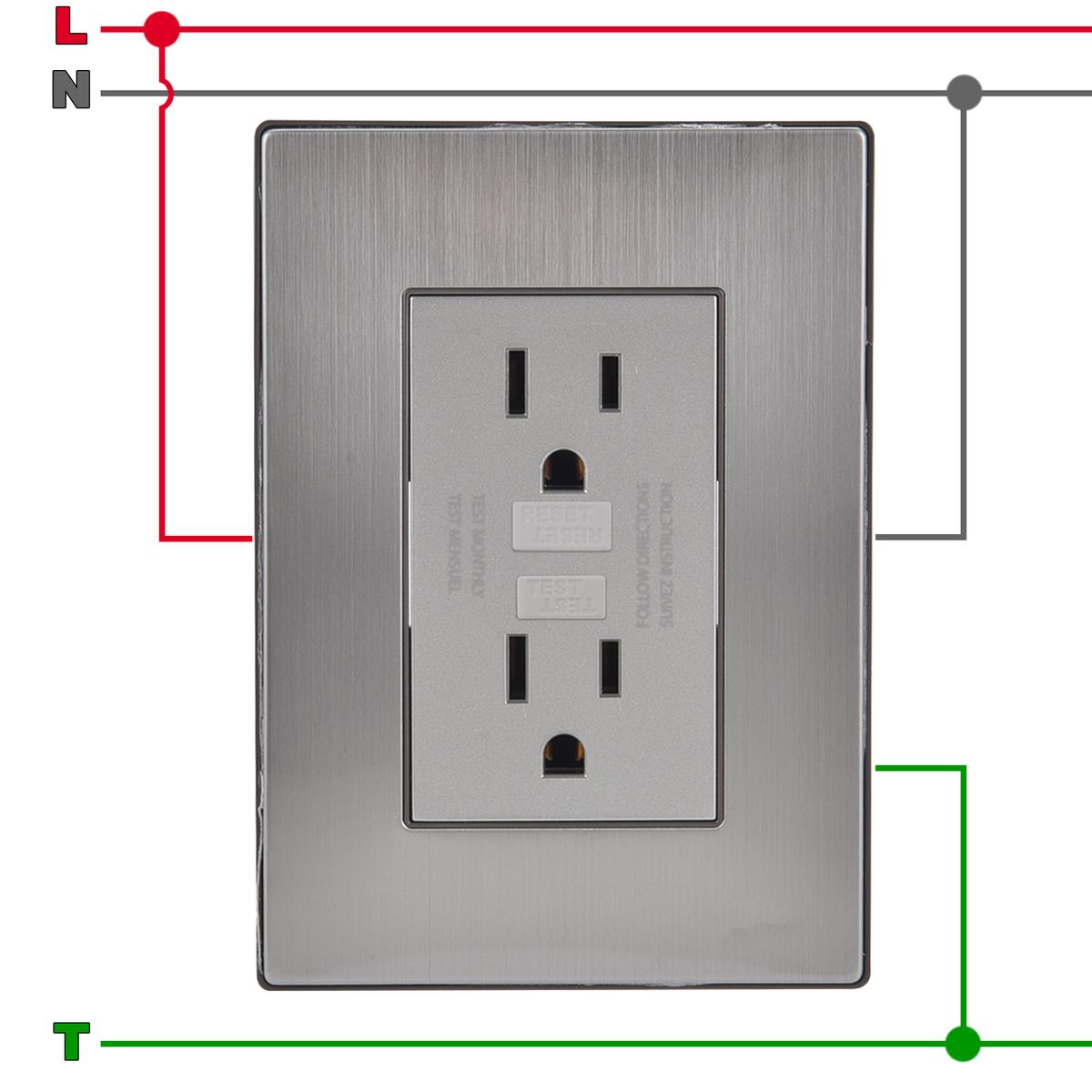Foto 4 | Placa Duplex Falla Tierra Ventdepot Mxiif-001 1 Pieza Plateado
