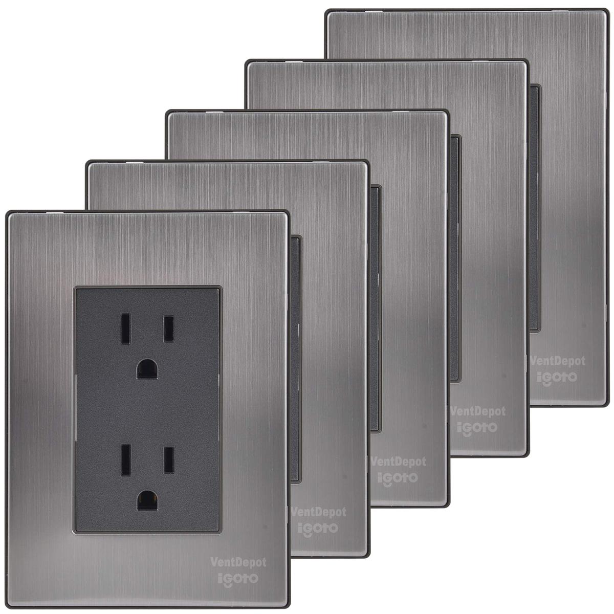Placa Armada Ventdepot Mxiox-005 5 Piezas Plateado