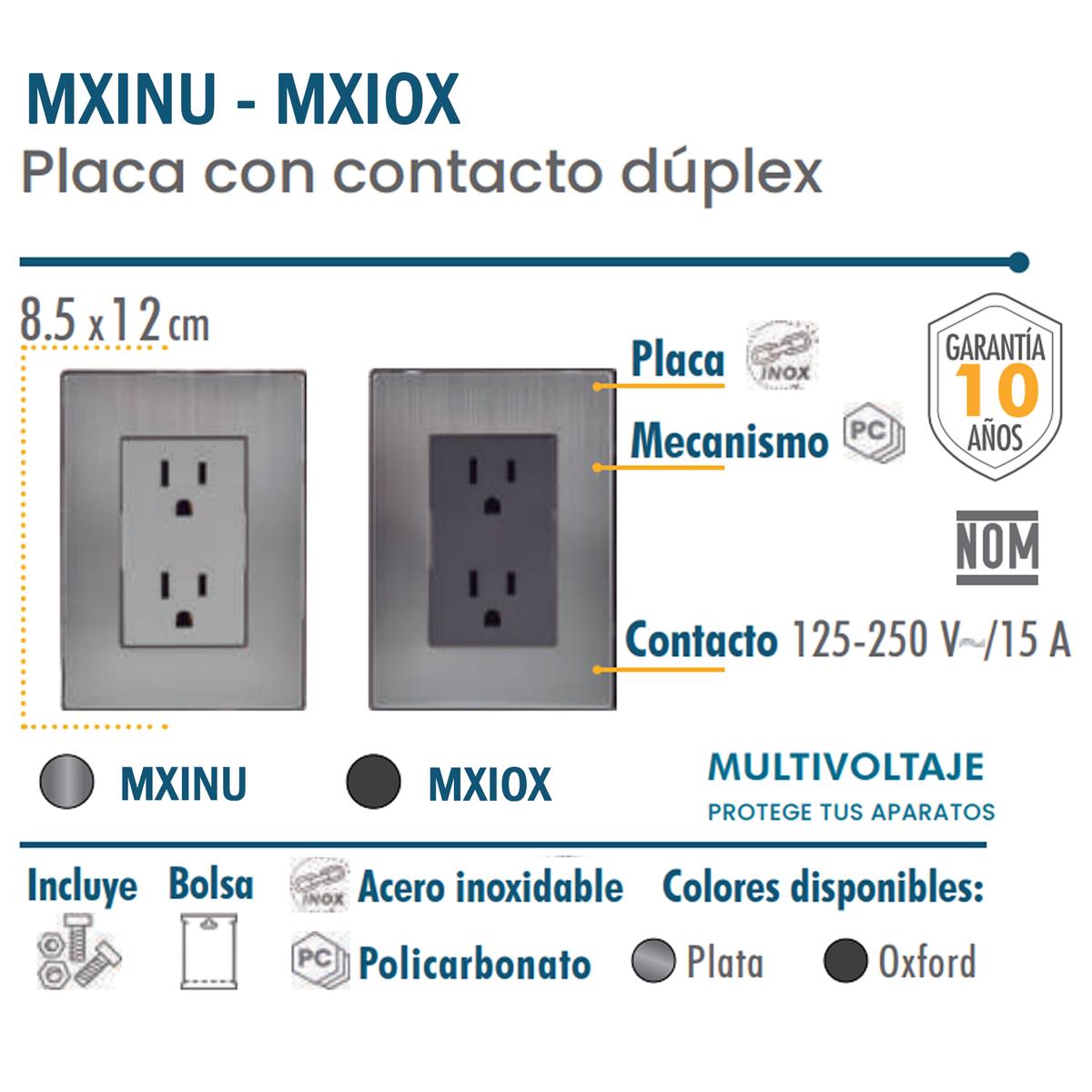 Foto 4 pulgar | Placa Armada Ventdepot Mxiox-005 5 Piezas Plateado