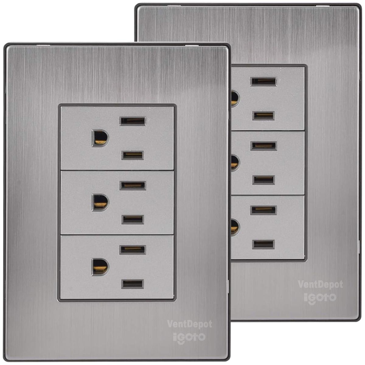 Placa Armada Ventdepot Mxios-002 2 Piezas Plateado
