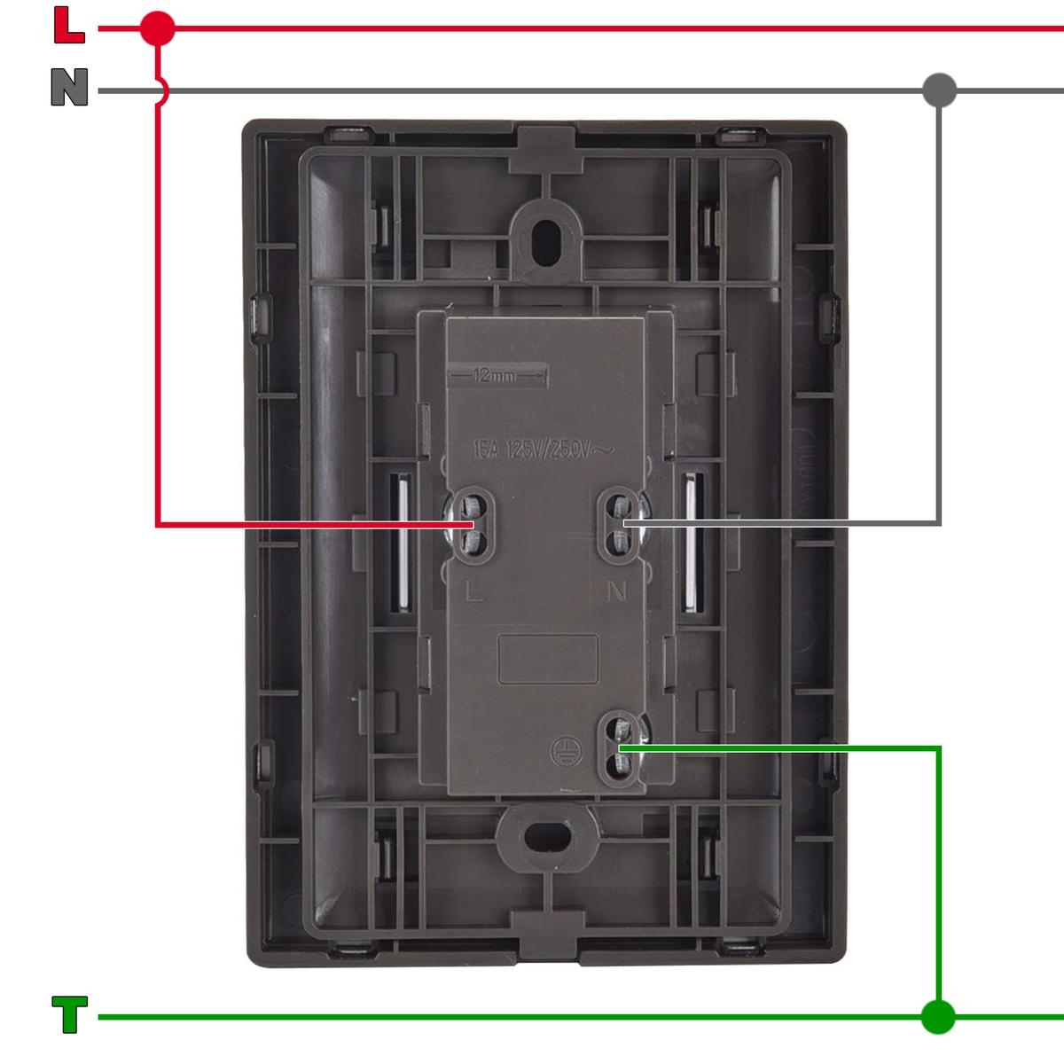 Foto 4 | Placa Duplex Acero Inoxidable Ventdepot Mxinu-001 1 Pieza Plateado