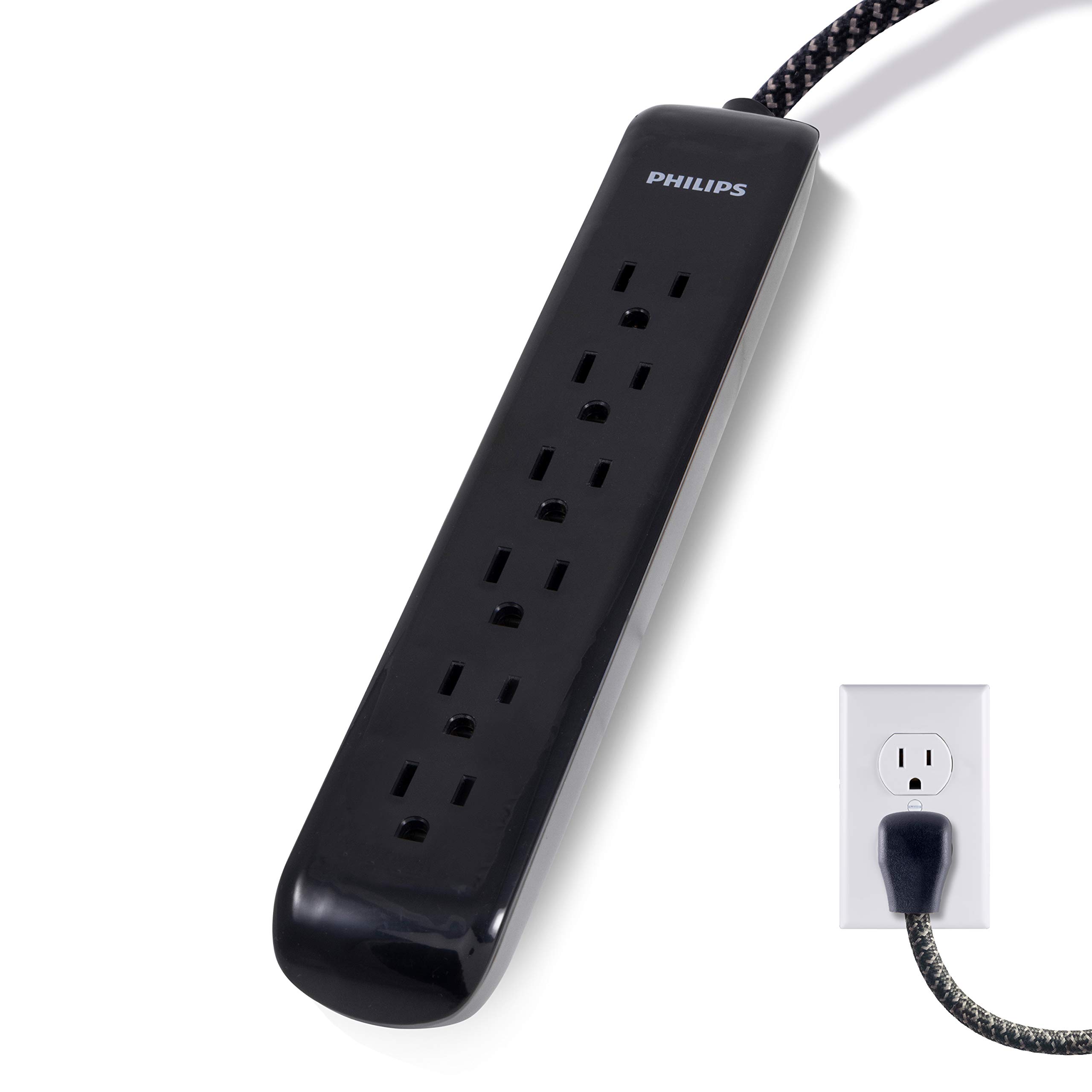 Protector Contra Sobretensiones Philips Spc3064bg/37  6 Enchufes - Venta Internacional.