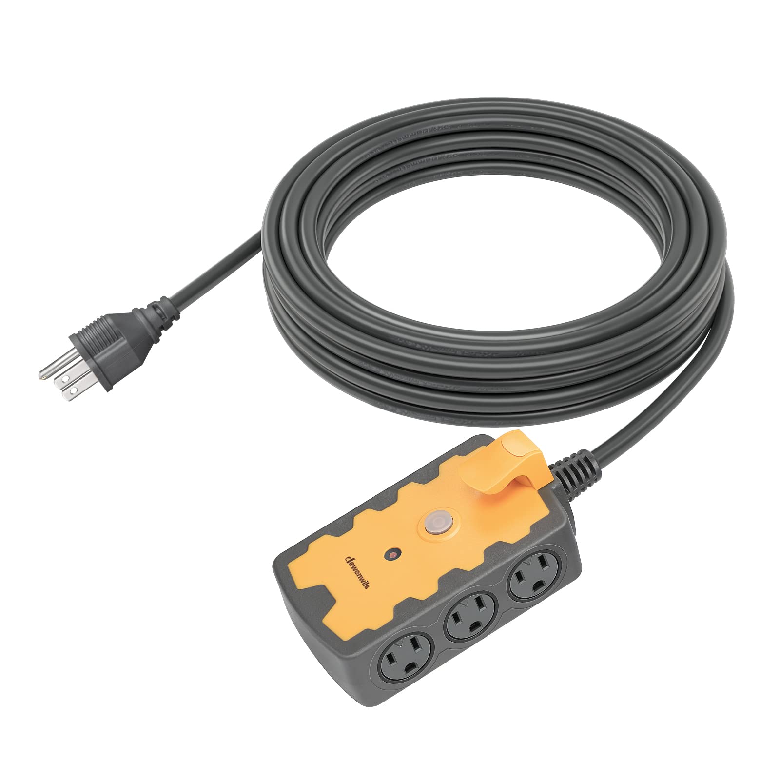 Power Strip Dewenwils De 6 Salidas Y 25 Pies Con Disyuntor De 15 A - Venta Internacional.