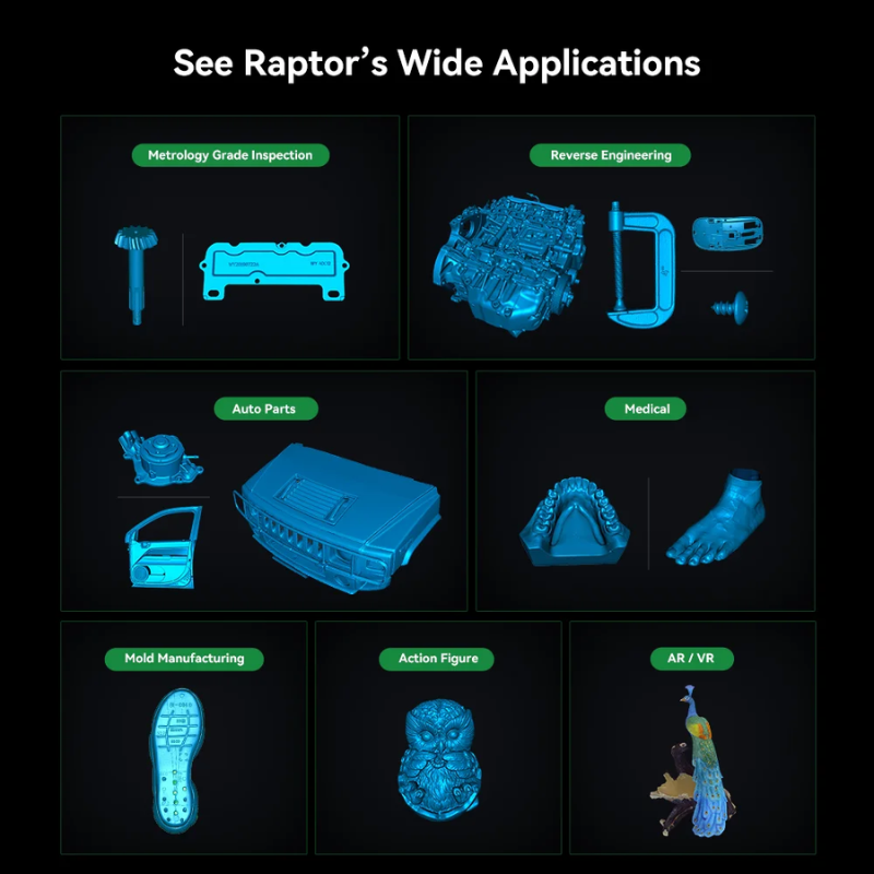 Foto 5 | Creality Escaner 3d Raptor Cr-scan 1.8 Metros