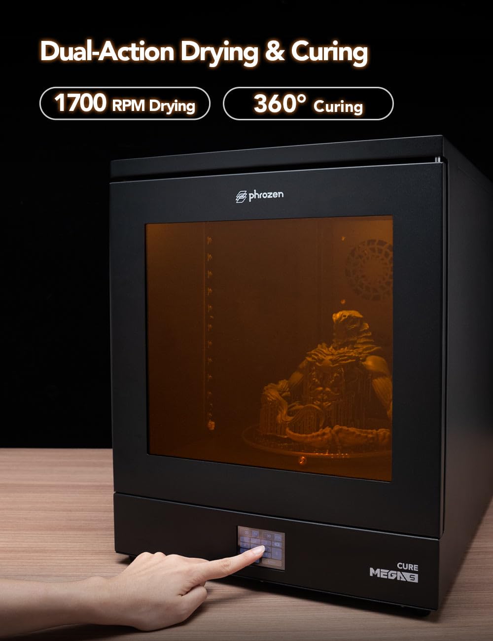 Foto 6 pulgar | Estación De Curado De Resina Phrozen Cure Mega S Para Impresora 3d - Venta Internacional.