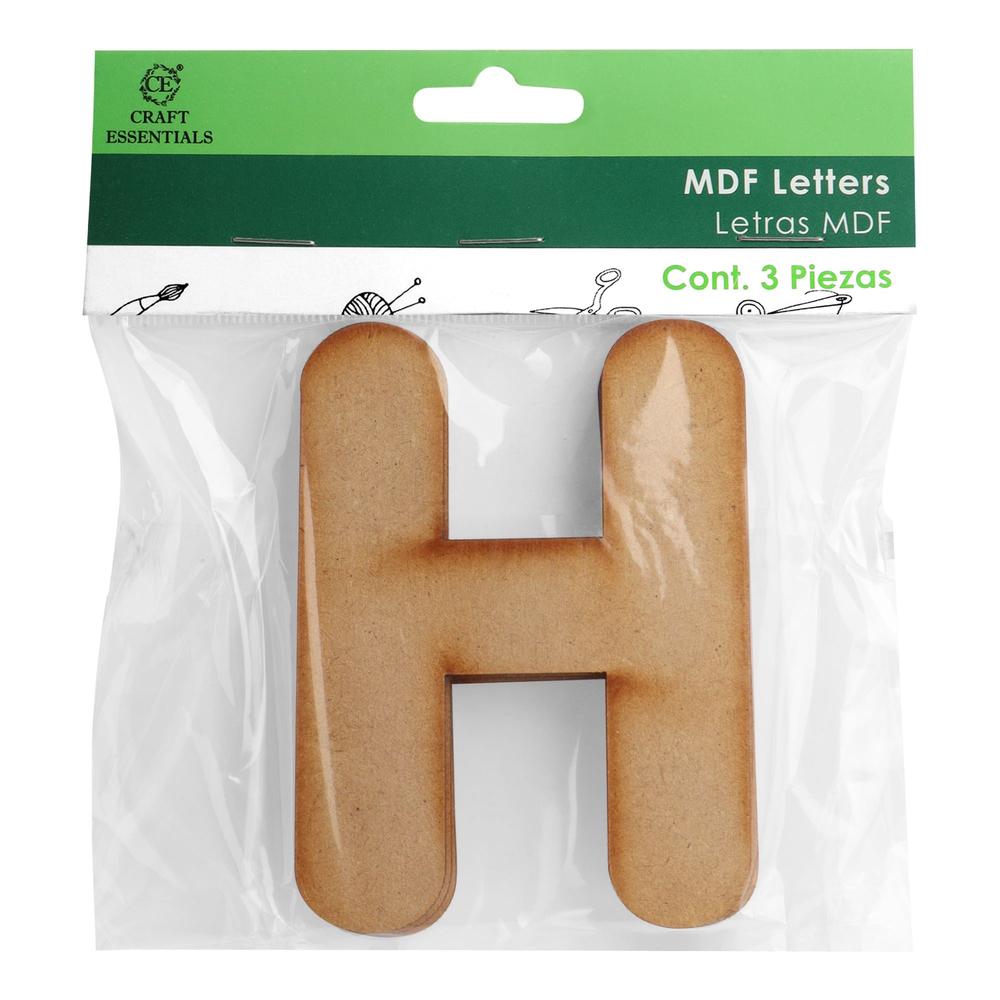 Foto 2 pulgar | Set 10 Piezas De Bolsa Con 3 Piezas Letras De Madera Corte Mdf 3mm Politec