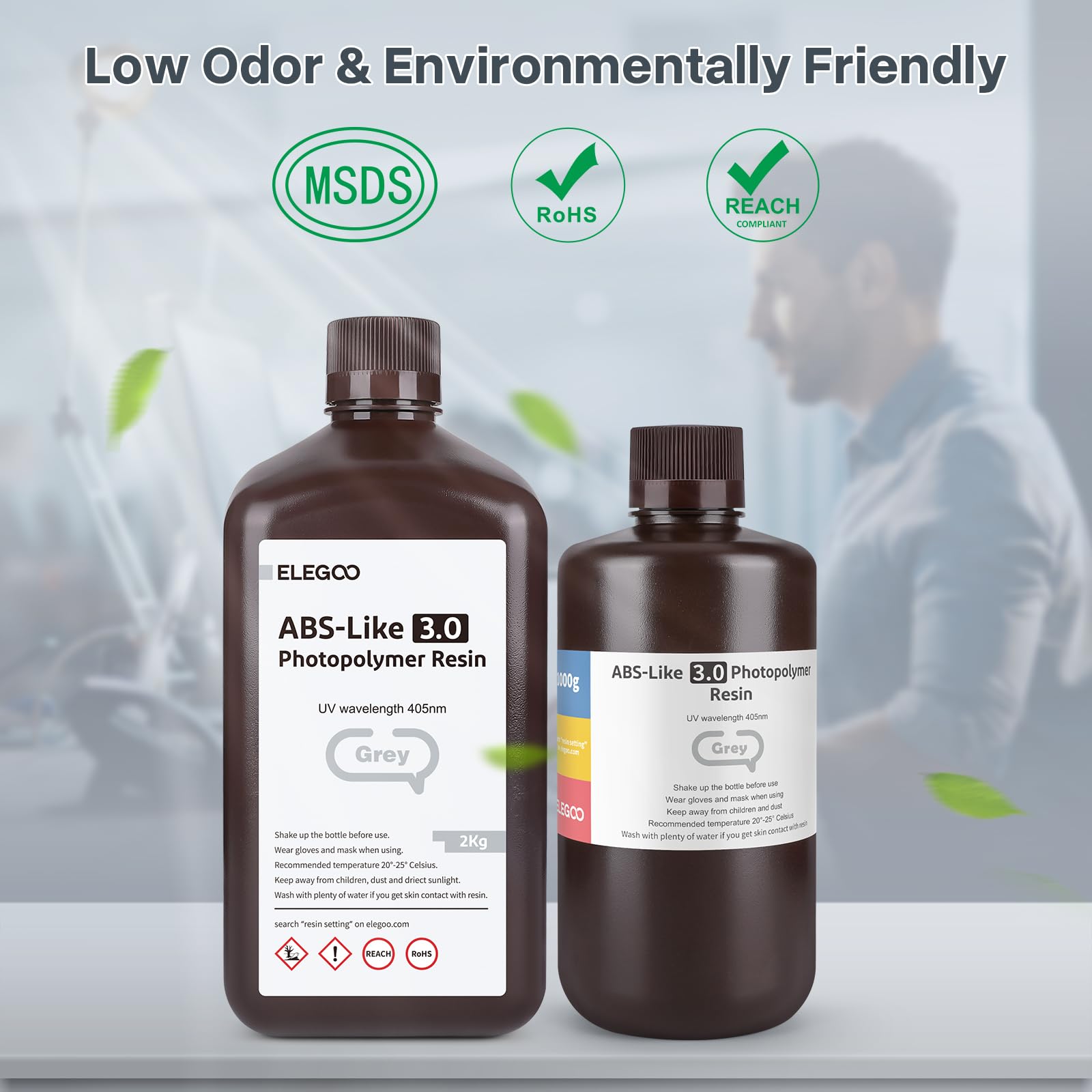 Foto 5 | Resina De Impresión 3d Elegoo Abs Like 3.0 1000 Ml Para Lcd/msla/dlp - Venta Internacional.