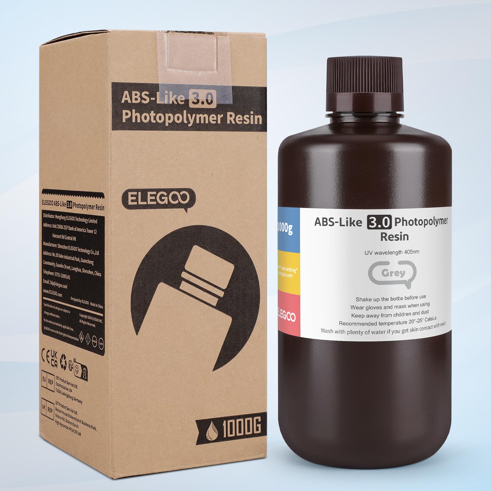 Foto 7 | Resina De Impresión 3d Elegoo Abs Like 3.0 1000 Ml Para Lcd/msla/dlp - Venta Internacional.