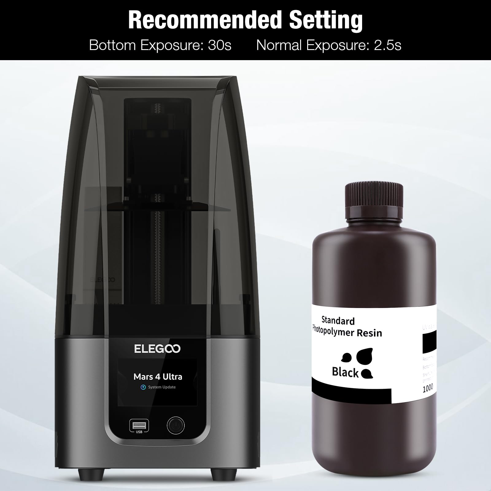 Foto 5 | Impresora 3d De Resina Elegoo Para Saturn 4/saturn 3/mars 5/mars 4 Black 1l - Venta Internacional.