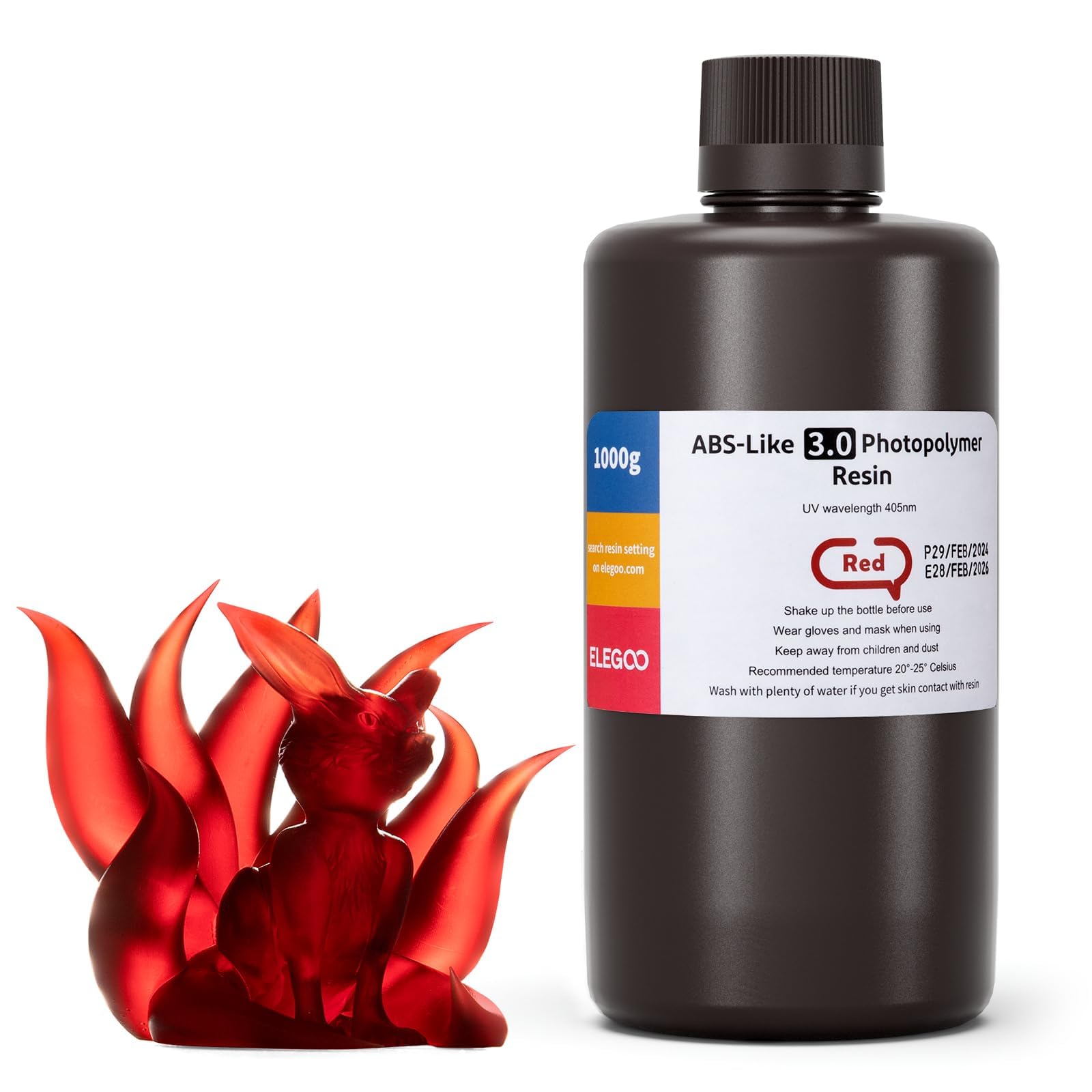 Foto 1 | Impresora 3d De Resina Elegoo Tipo Abs 3.0 1000 G Para Impresora Msla - Venta Internacional.