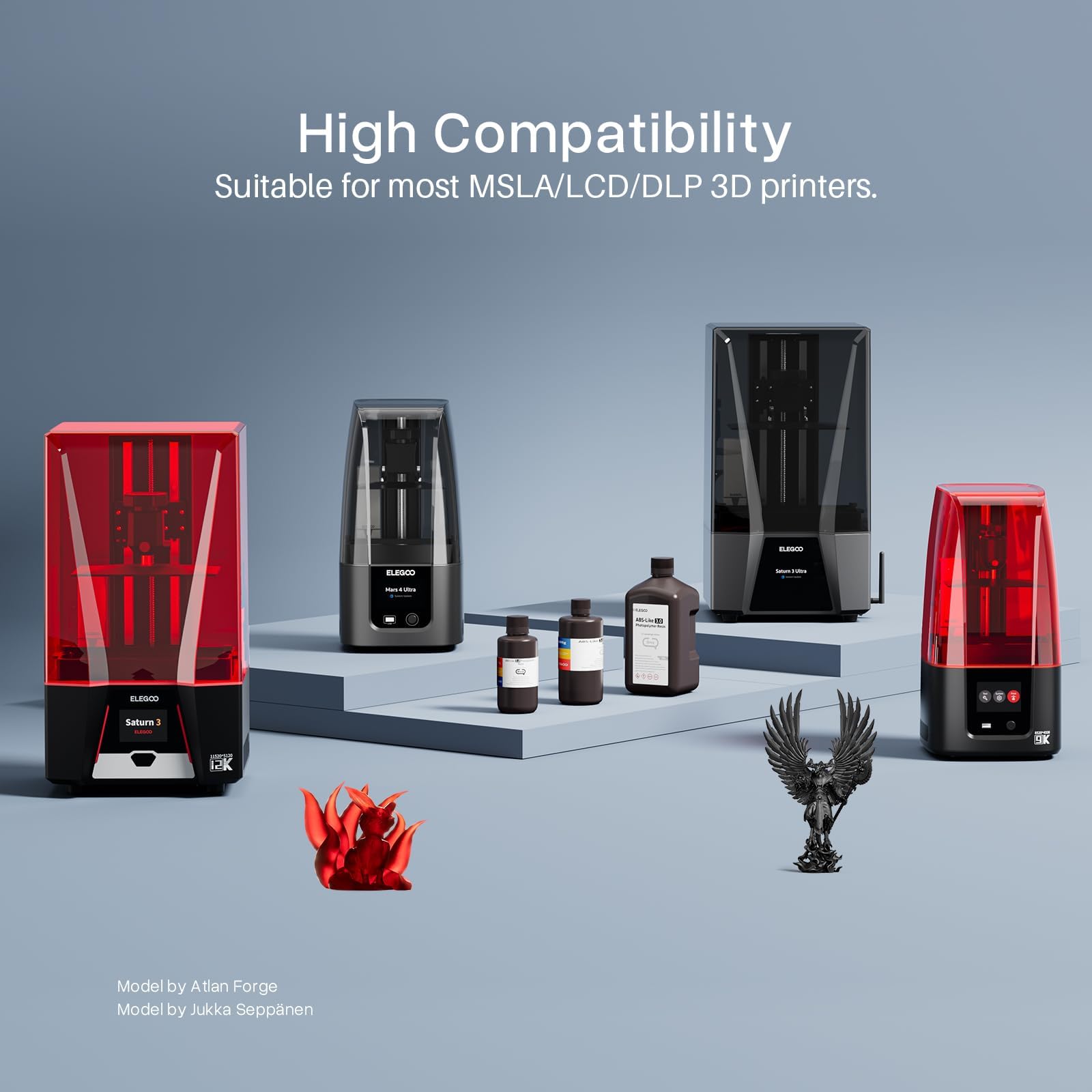 Foto 5 | Impresora 3d De Resina Elegoo Tipo Abs 3.0 1000 G Para Impresora Msla - Venta Internacional.