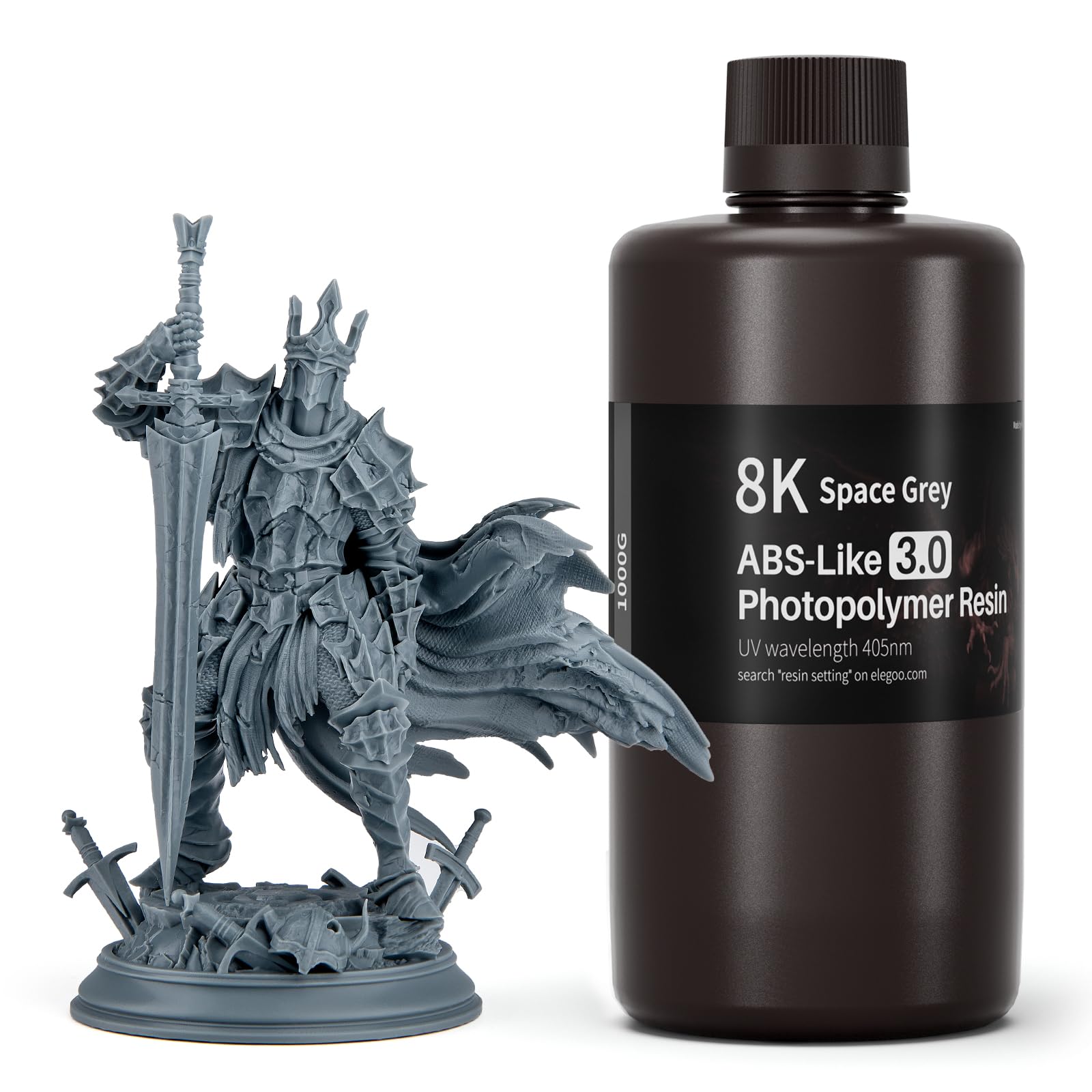 Foto 1 | Resina Elegoo Mejorada 8k Tipo Abs 3.0 1000 G Para Impresoras 3d - Venta Internacional.