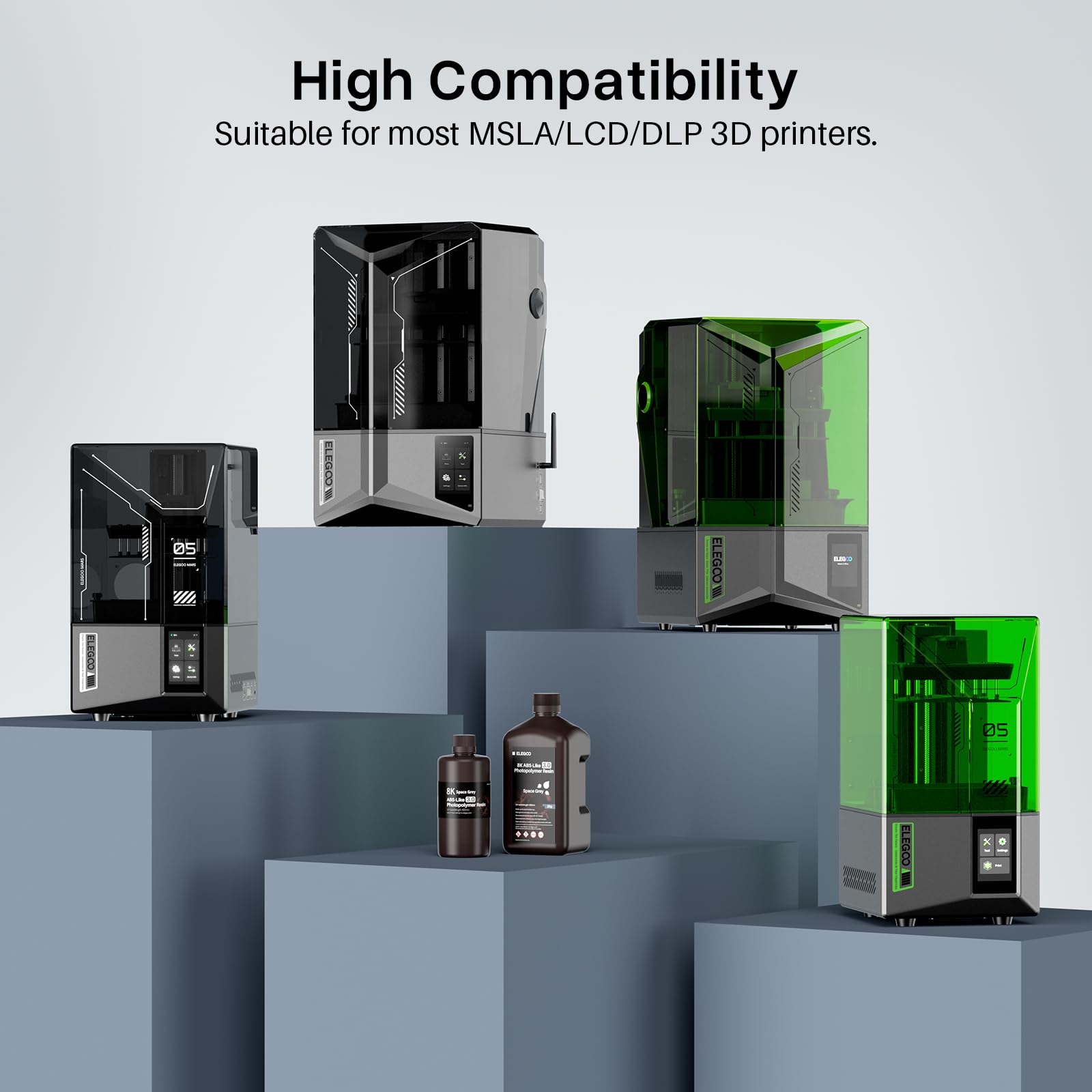Foto 7 | Resina Elegoo Mejorada 8k Tipo Abs 3.0 1000 G Para Impresoras 3d - Venta Internacional.