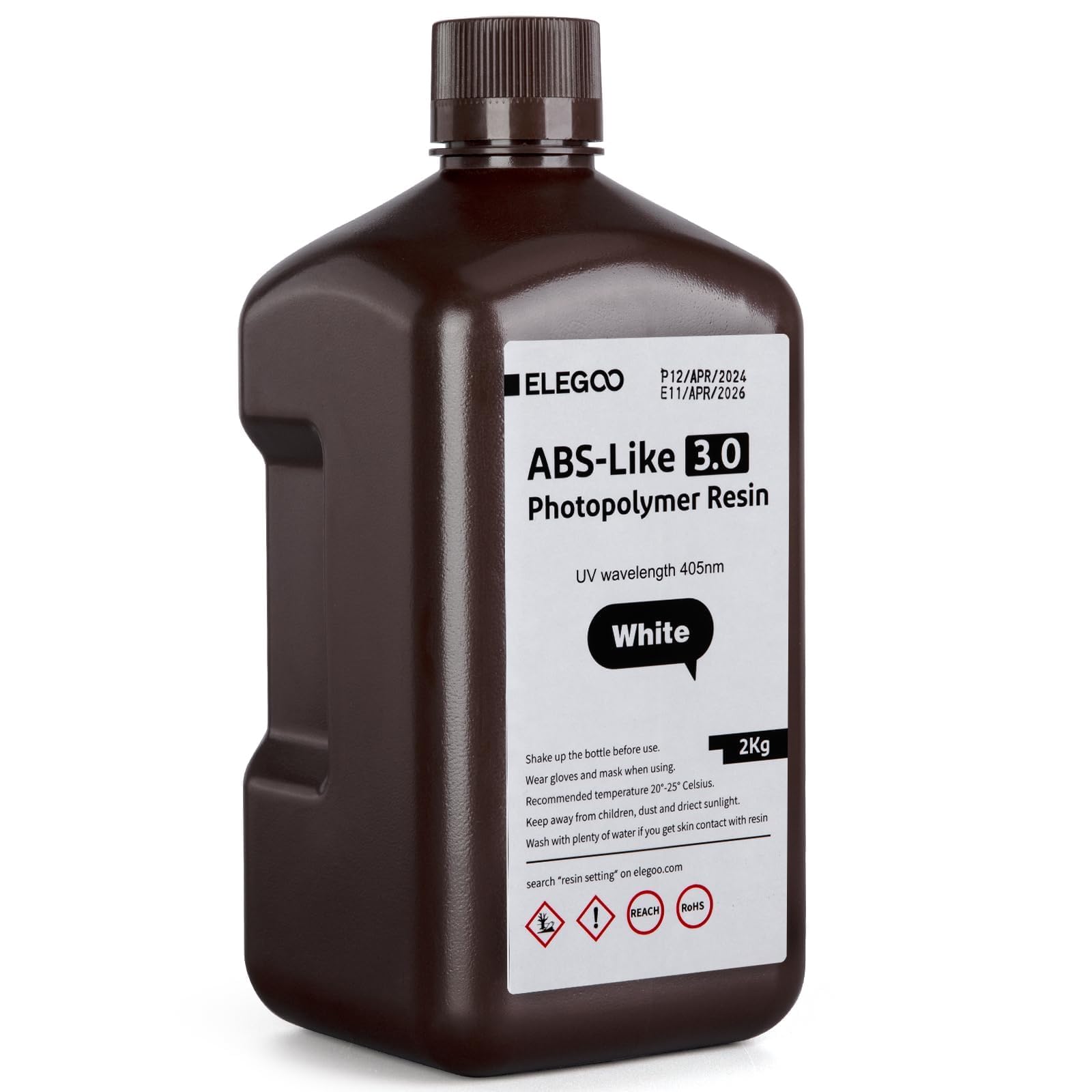 Foto 7 | Resina Para Impresora 3d Elegoo Tipo Abs 3.0 405 Nm, Curado Por Uv, 2 Kg - Venta Internacional.