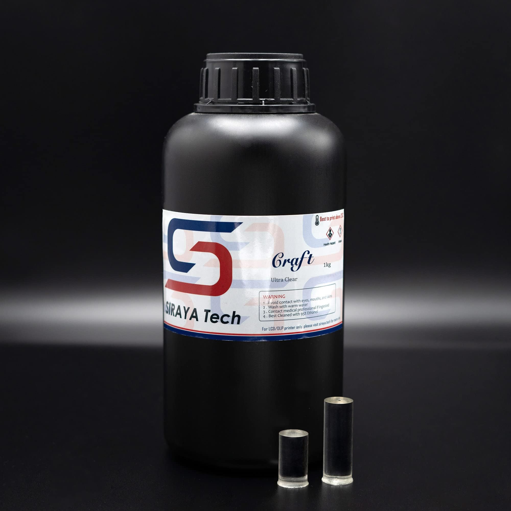 Foto 1 | Resina Para Impresora 3d Siraya Tech Craft, Ultratransparente, 1 Kg - Venta Internacional.