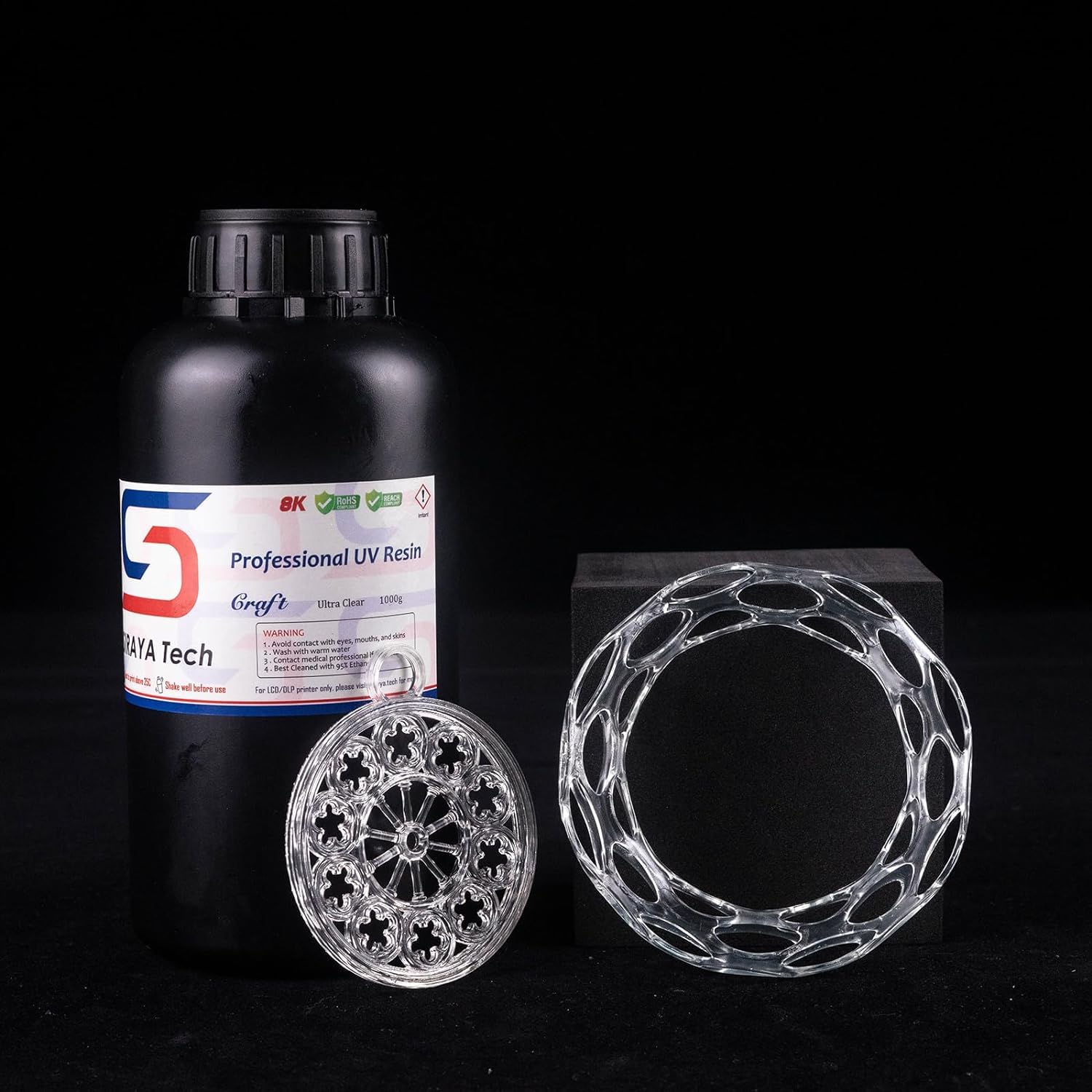 Foto 6 pulgar | Resina Para Impresora 3d Siraya Tech Craft, Ultratransparente, 1 Kg - Venta Internacional.